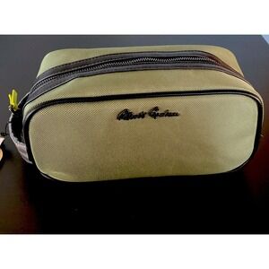 NWT Robert Graham Mens Toiletry Bag Cosmetic Green Hydrus Max Ditty Bag